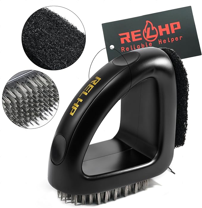 4-in-1 Grill Brush Combined BBQ Brush, Ultra Safe & Heavy-Duty Grill Cleaner - Image 2