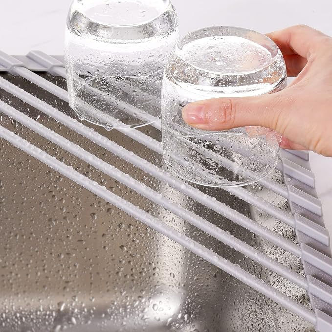 Tomorotec Triangle Roll-Up Dish Drying Rack - Image 8