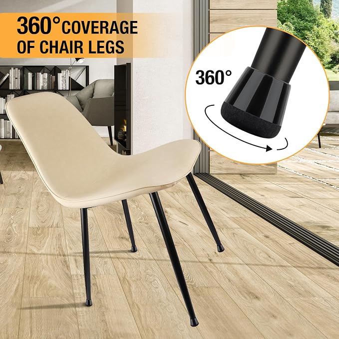 16 Pcs New Chair Leg Floor Protectors, Silicone Chair Leg Protectors - Image 4