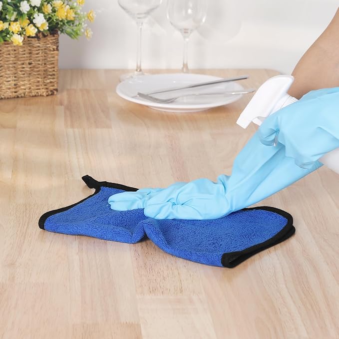 uxcell Car Cleaning Cloths, 8 Pack Soft Premium Microfiber Towels - Image 5
