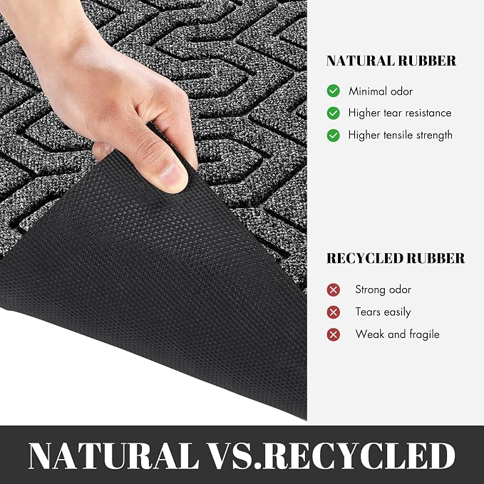 Yimobra Large Door Mat Outside Entrance 47x24, Waterproof Heavy Duty Outdoor - Image 6