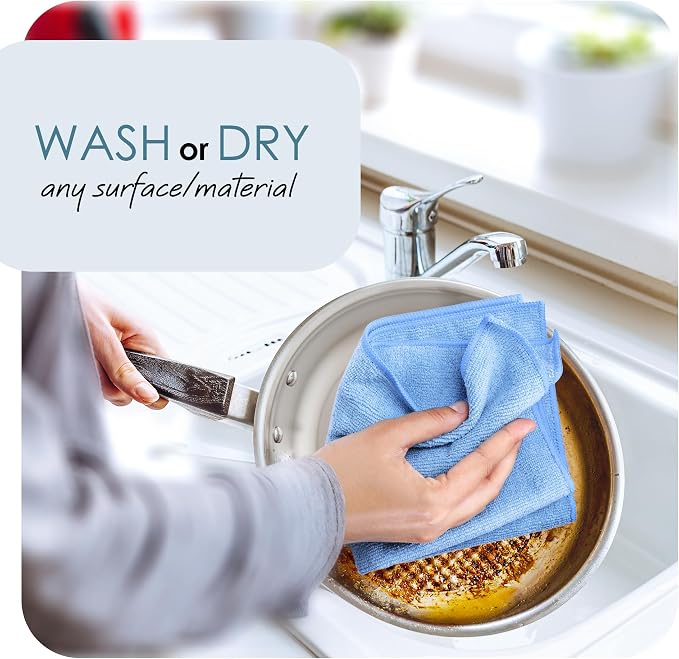 Hearth & Harbor Microfiber Cleaning Cloth, Microfiber Towels - Image 3