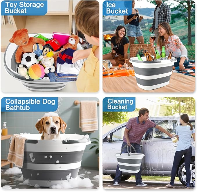 28L Large Collapsible Mop Bucket - Image 6