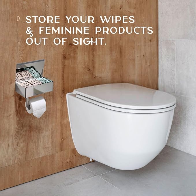Day Moon™ Chrome Toilet Paper Holder - Image 7