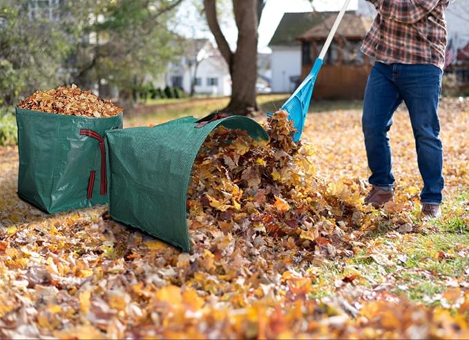 Reusable Yard Waste Bags, 72 Gallon Lawn And Leaf bags 2 Pack, Heavy Duty - Image 6