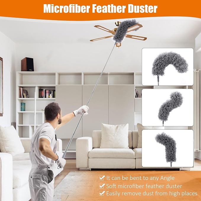 4 Pcs Microfiber Cobweb Duster - Image 5