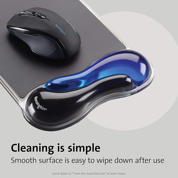Kensington Duo Gel Mouse & Keyboard Wrist Rest Bundle Set, Ergonomic Keyboard - Image 5