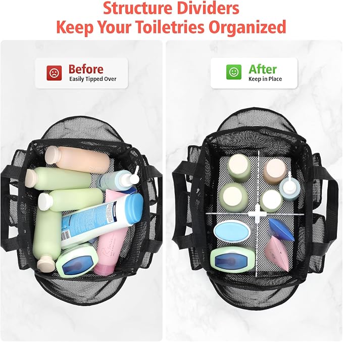 F-color Mesh Shower Caddy Portable - Image 3