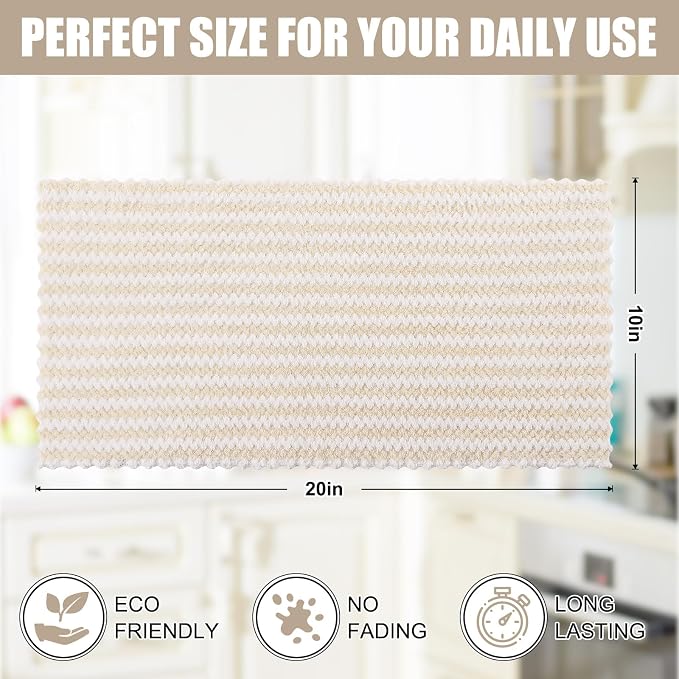 Homaxy Kitchen Towels, Ultra Soft and Absorbent Dish Towels, Reusable Fast - Image 5
