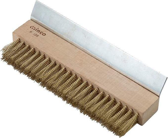 Winco Brass Wire Oven Bristle Brush by Winco