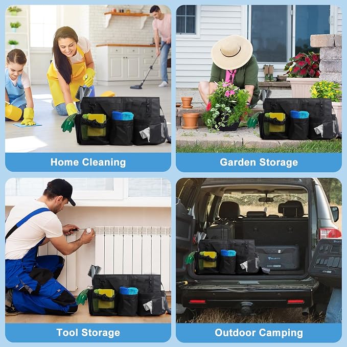 Large Cleaning Caddy Bag with Built-in Support Board, Wearable Cleaning - Image 6