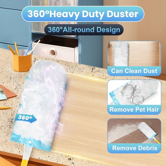 Duster Refills Compatible with Swiffer® Duster, Unscented Dusters - Image 2