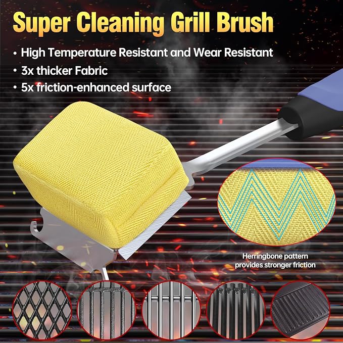 Grill Cleaning Brush Bristle Free - Image 3