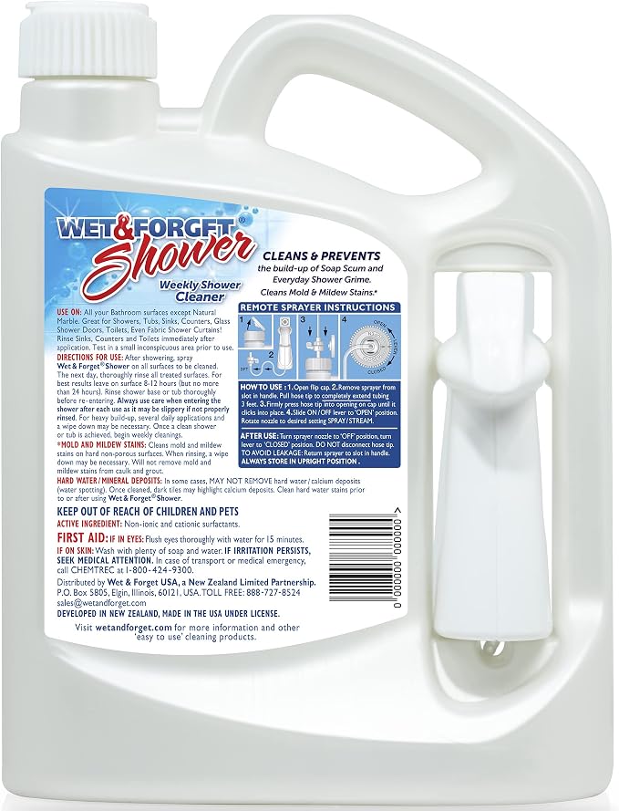 Wet & Forget Shower Cleaner Weekly Application Requires No Scrubbing, - Image 2