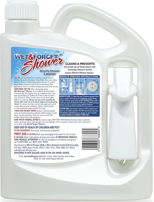 Wet & Forget Shower Cleaner Weekly Application Requires No Scrubbing, - Image 2
