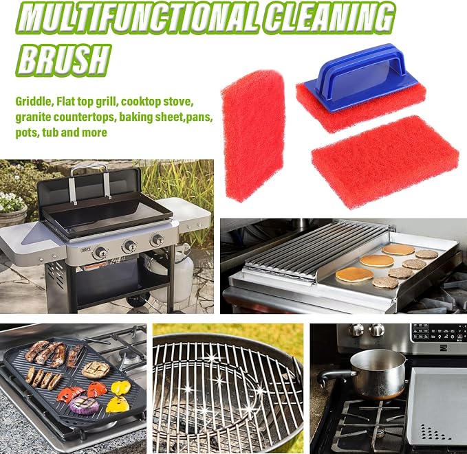 5 Pack Electric Cleaning Brush Pad Kitchen Bathroom Household Cleaning Pad - Image 7
