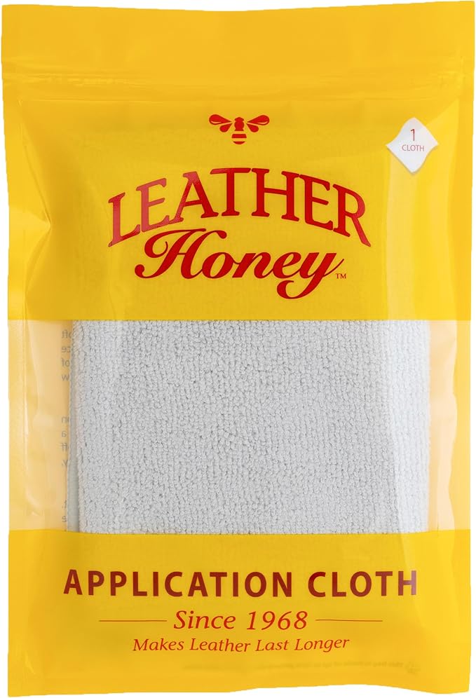 Leather Honey Lint-Free Application Cloth: Microfiber Cloth by LeatherHoney