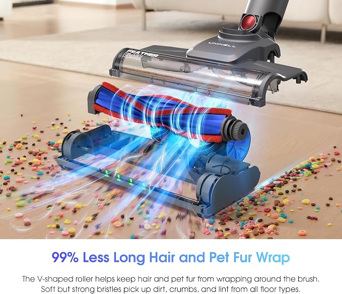 UNINELL HOME Cordless Vacuum Cleaner, 000Pa/450W Stick Vacuum Cleaners - Image 6