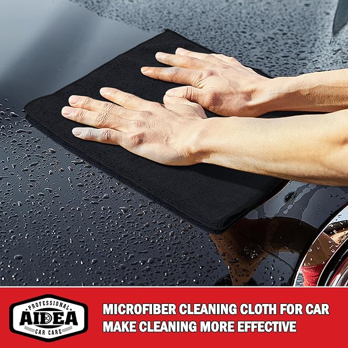 AIDEA Microfiber Cleaning Cloth 12 Pack, Microfiber Towels - Image 2