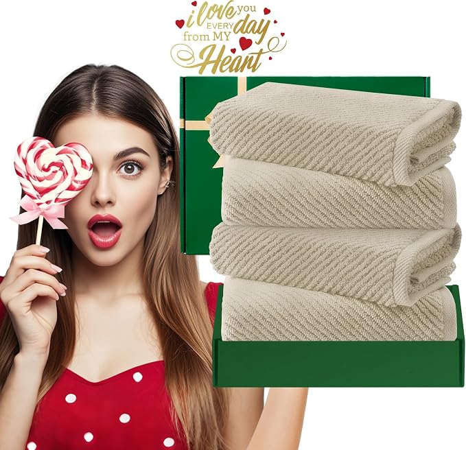 VOOVA & MOVAS Taupe Hand Towels - Image 6