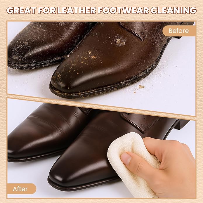 10 Pcs Shine Shoes Cloth Kit Polish Dauber Applicators Cleaning Leather Shoes - Image 4