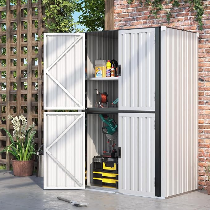 AECOJOY Outdoor Storage Cabinet, Outdoor Cabinets Waterproof by AECOJOY