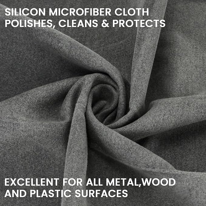 PINGMIC 2/5 Pack Silicon Gun Cleaning Cloth, Lint-Free Microfiber Gun Cloth - Image 2