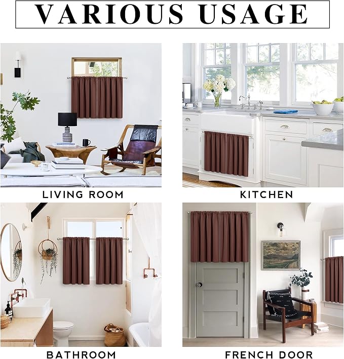 RYB HOME Blackout Curtains for RV Camper Windows, Privacy Thermal Insulating - Image 7