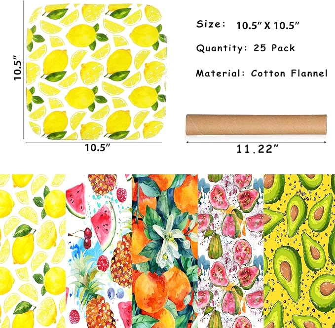 25 Pack Reusable Paper Towels, Paperless Towels Roll Washable Cotton Cloth - Image 2