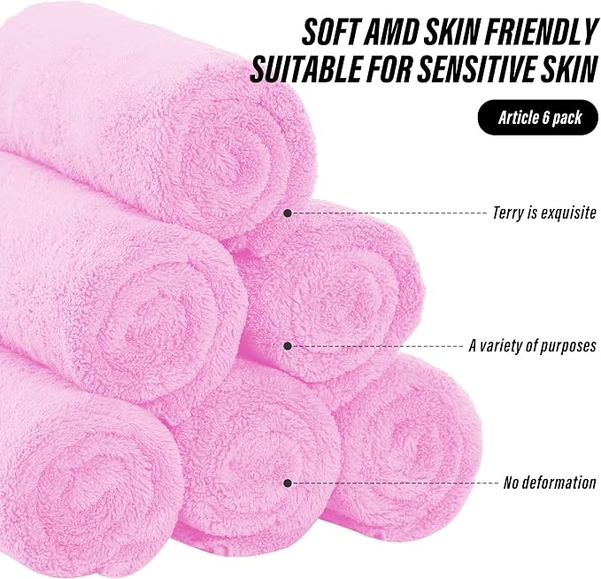 MOONQUEEN 6 Pack Premium Hand Towels - Image 7
