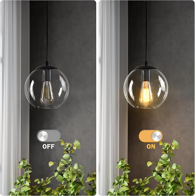 Globe Pendant Light, Modern Hanging Lighting Fixture, Classic Cluster Chandelier - Image 5