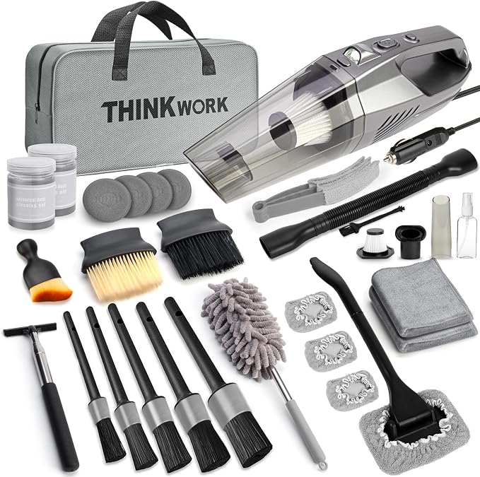 THINKWORK Car Cleaning Kit, Car Detailing Kit Interior Cleaner by THINKWORK