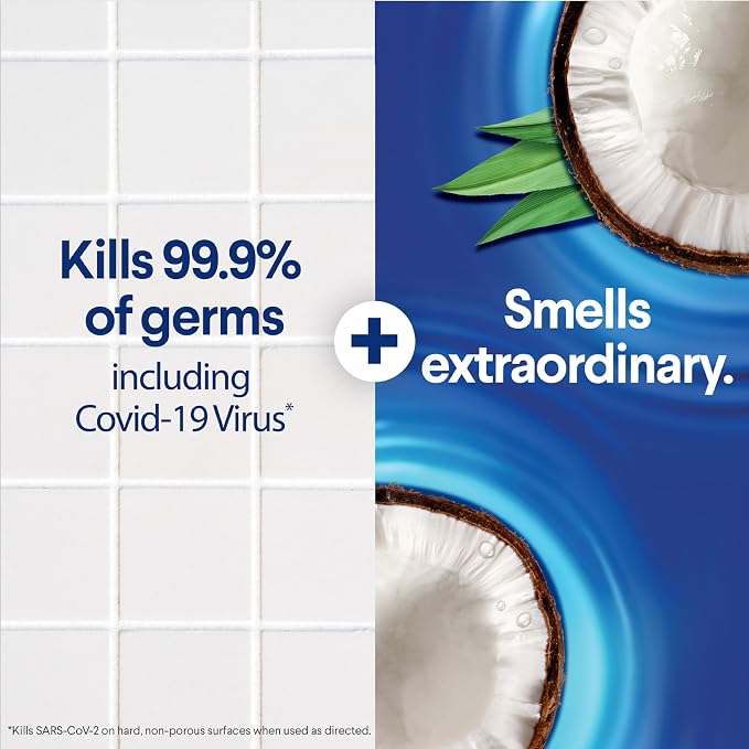 Clorox Scentiva Disinfecting Wet Mopping Cloths, Coconut and Waterlily - Image 3