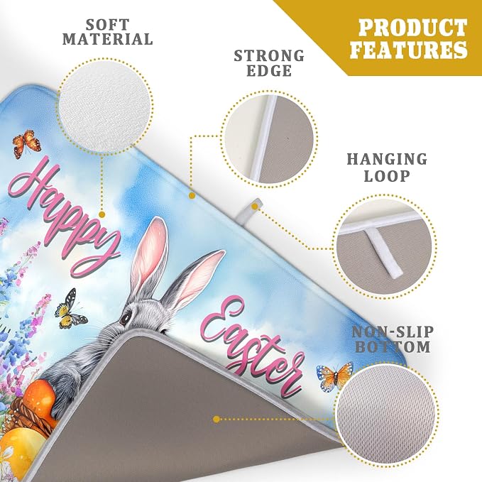 Khope Happy Easter Dish Drying Mat - Image 4