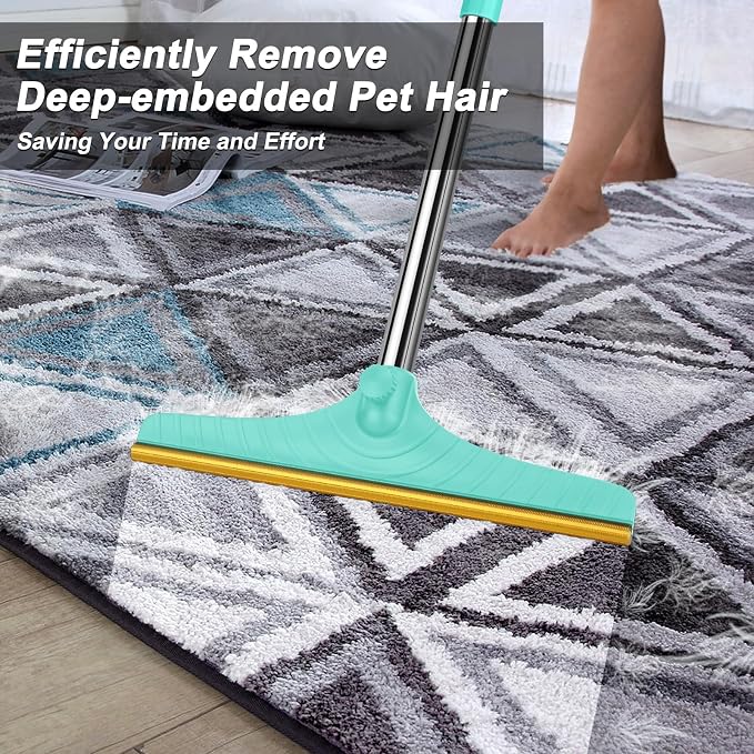 B-Land Carpet Rake for Pet Hair Removal, Reusable Pet Hair Remover - Image 3