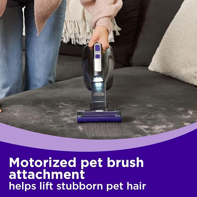 BLACK+DECKER dustbuster Reveal Pet Hair Vacuum, Hand Held Vacuum Cordless - Image 4