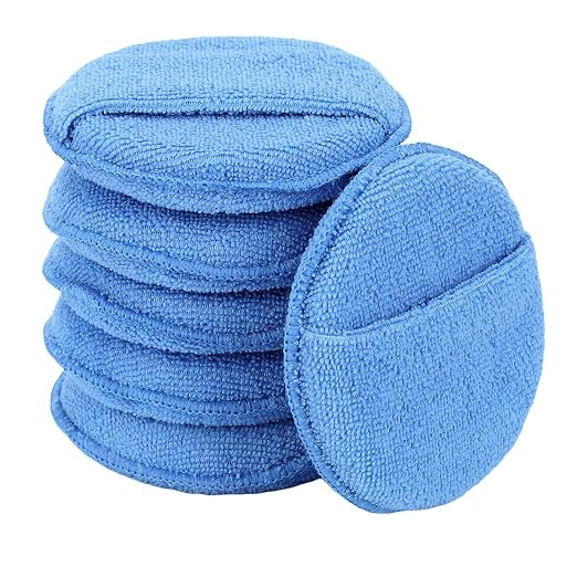 Microfiber Wax Applicator Pads, Car Wax Applicator by FONAROLL