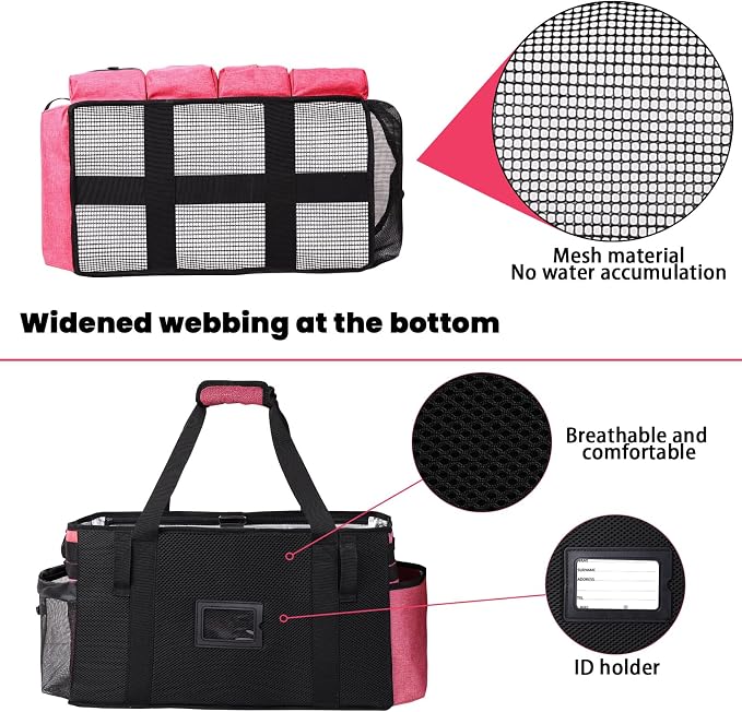 Extra large Cleaning Caddy Bag Built-in Sturdy Support Board, Cleaning Organizer - Image 6