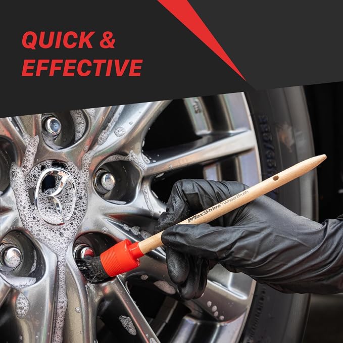 Maxshine 3 Pieces Professional Auto Detailing Brush Kit - Image 7