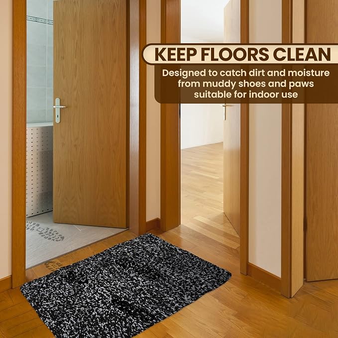 Premium Microfiber Indoor Door Mat – 24"x36" Washable Entry Mat, Waterproof - Image 2