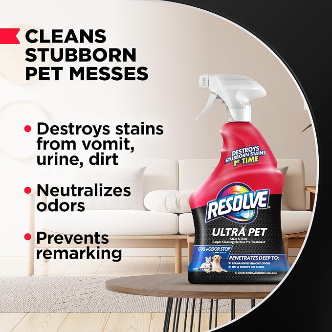 Resolve Ultra Pet Carpet Cleaner Spray – - Image 3