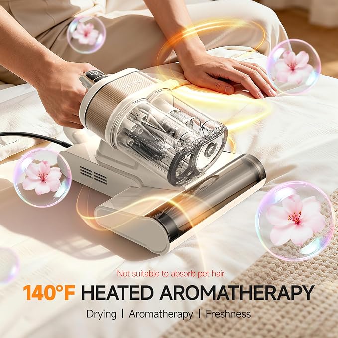 FEPPO 4-in-1 Mattress Vacuum Cleaner PRO, 16KPa Handheld Vacuum - Image 4