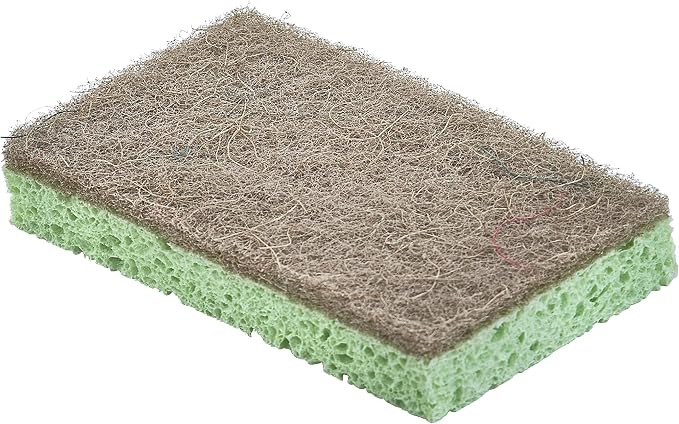 Superio Non-Scratch Cellulose Sponge Scrub Heavy Duty Kitchen Sponges Scrubbers - Image 5