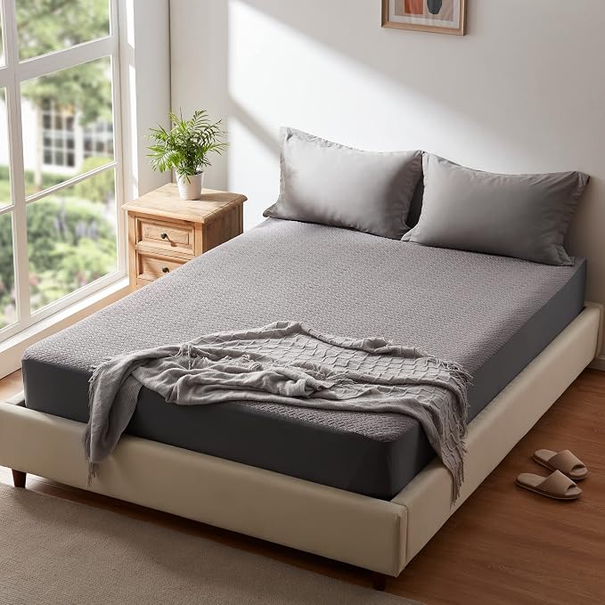 Hanherry 100% Waterproof Mattress Protector Twin Size - Image 6