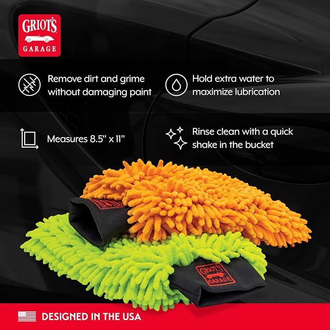 Griot's Garage Microfiber Wash Mitts - Image 3
