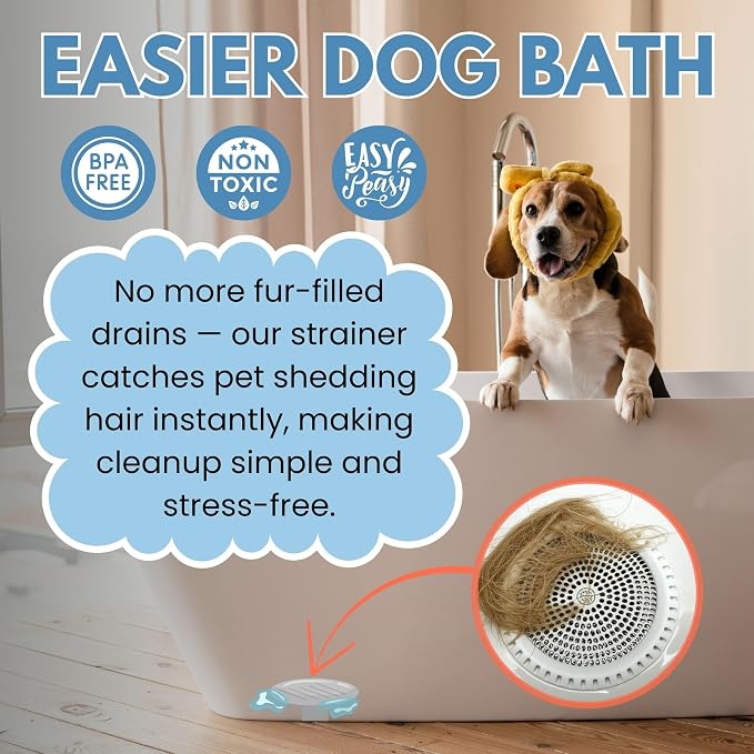 Shower Drain Hair Catcher – Ultra ShowerRing 5" Drain Cover - Image 6