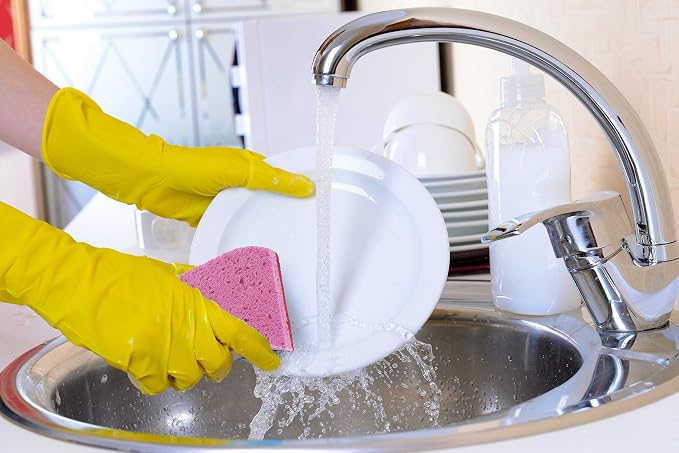 Non-Scratch Cellulose Sponge Kitchen Scrub Sponge - Image 4