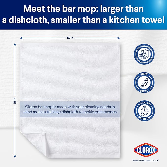 CLOROX Ribbed Bar Mops - Image 2