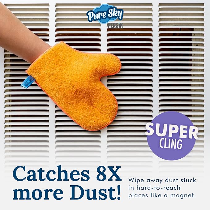 persik Pure-Sky Microfiber Glove Dusting Mitt - Image 6