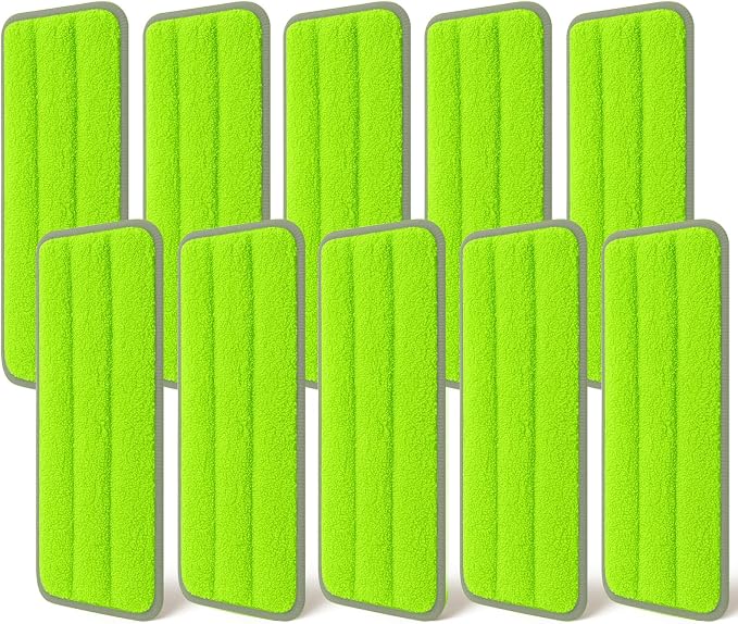 10Pcs Mop Replacement Pads, Compatible by Bluearks